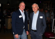 Leo van Gelder van de CDA en Richard Schouten van GroentenFruit Huis.